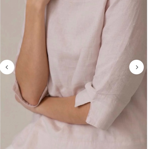 SYMPLI size L LINEN TOP - Picture 5 of 14